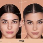 کرم پودر شیگلم مدل مات کننده رنگ Nude